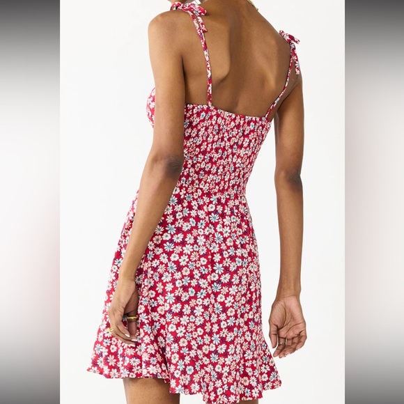 Juniors Lily Rose Tied Shoulder Skater Dress - Picture 2 of 7